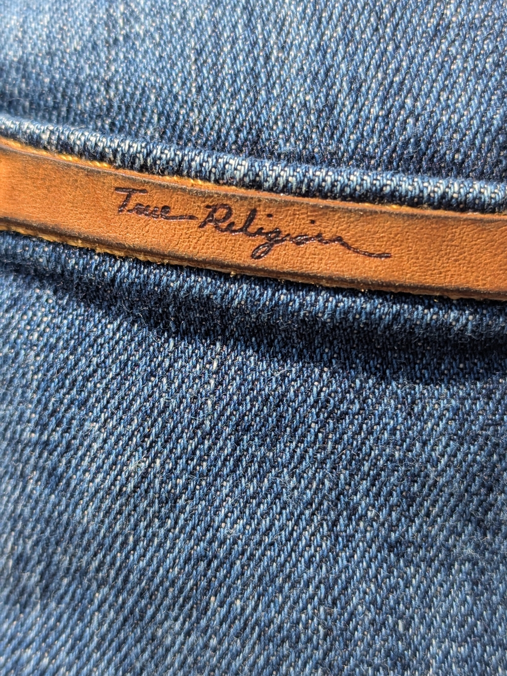 Y2K True Religion Trisha Bootcut Jeans Low Rise Horseshoe Pocket Indie Sleaze - Picture 10 of 17